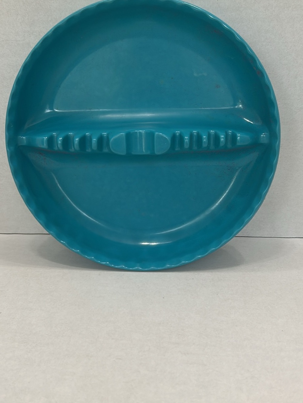 Vintage Turquoise Melamine Ashtray